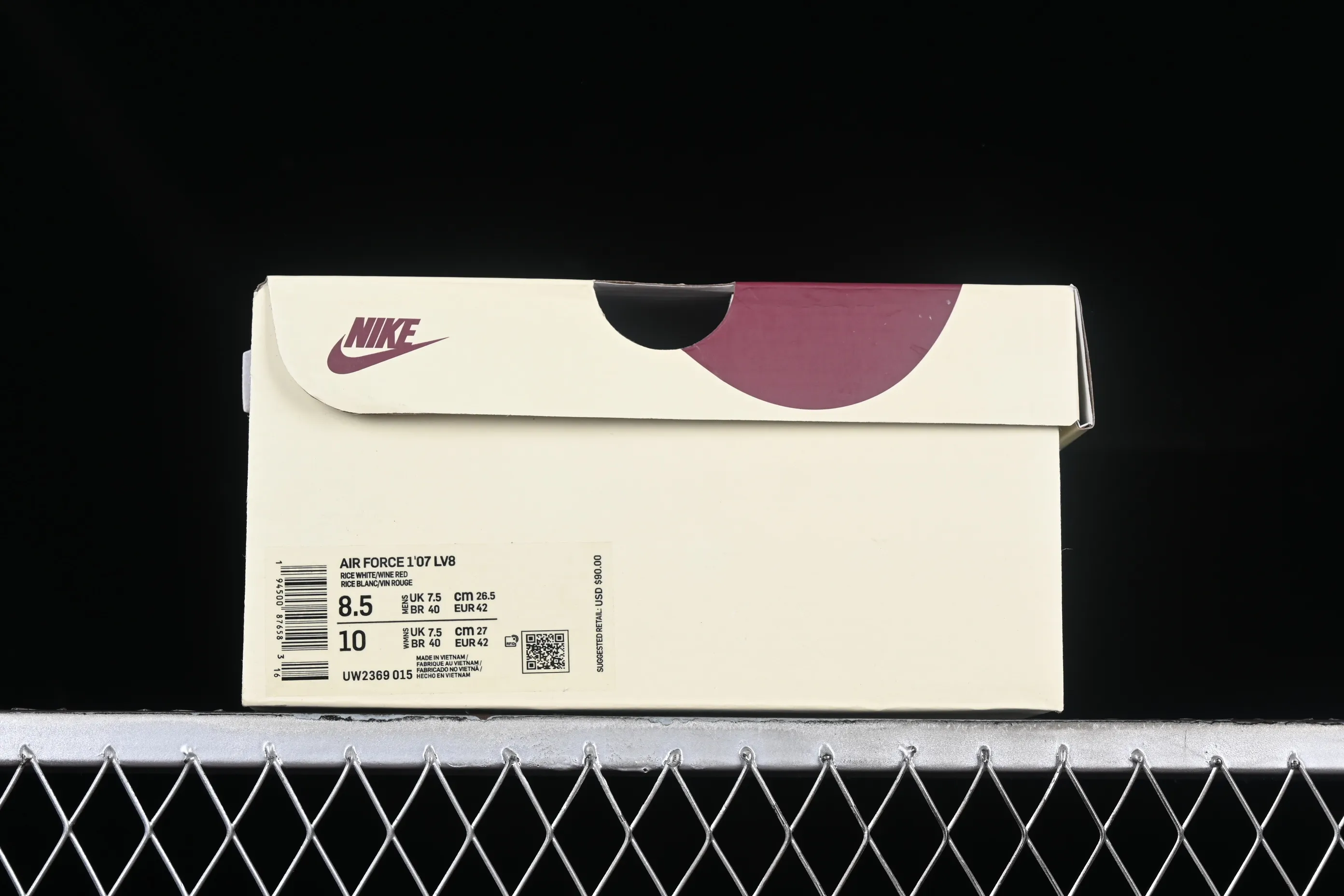 All categories Nk Air Force 1 Air Force series Nk Air Force 1 Mid Air Force mid-top Undefeated x Nk Air Force 1'07 Mid beige white red Air Force 1 mid-top casual sneakers UW2369-015